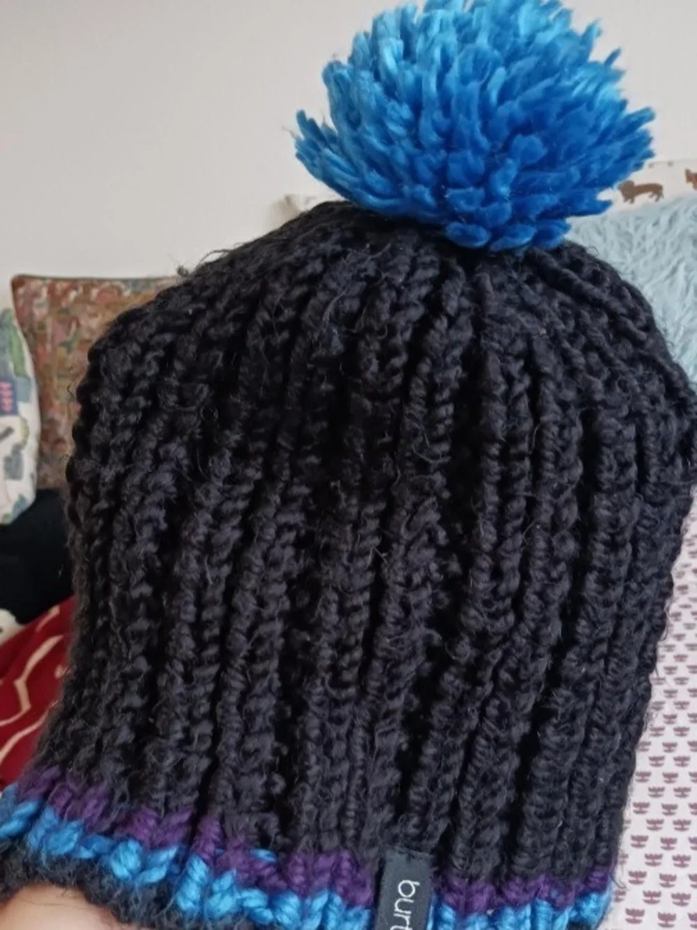 Burton 2000s Beanie with Blue Pom